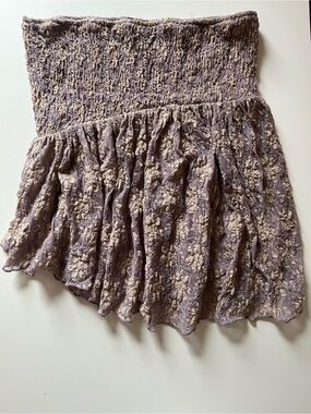 Free People Lacey asymmetric tube top